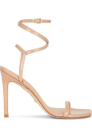 Stuart Weitzman X REVOLVE Barelynudist 100 Sandal in - Nude. Size 10 (also in 9.5).