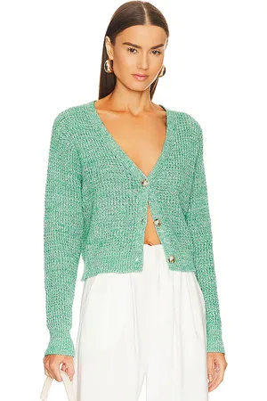 Line Miles Cardigan in - Green. Size L (also in M, XL).