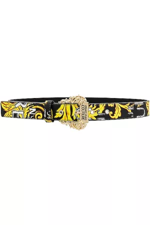 VERSACE Logo Couture Belt in - Black. Size 80 (also in ).