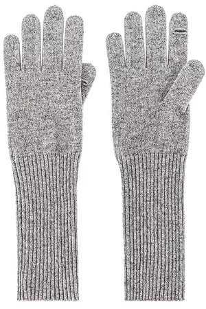 White + Warren Mulher Luvas - Cashmere Long Texting Glove in - Grey. Size all.