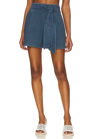 Susana Monaco Stretch Denim Shorts in - Blue. Size M (also in S, XS).