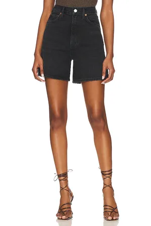 AGOLDE Stella Short in - Black. Size 23 (also in 32).