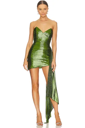 Retrofete Daniele Dress in - Green. Size L (also in S, XS, XXS).