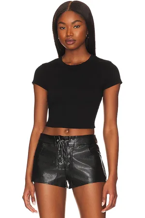 Cotton Citizen The Standard Baby Tee in - Black. Size L (also in M, S, XS).