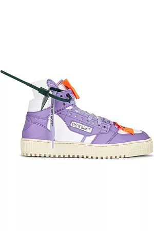 OFF-WHITE Mulher Sapatilhas em Pele - 3.0 Off Court Leather Sneaker in - Purple. Size 36 (also in 37, 38, 39, 40, 41).