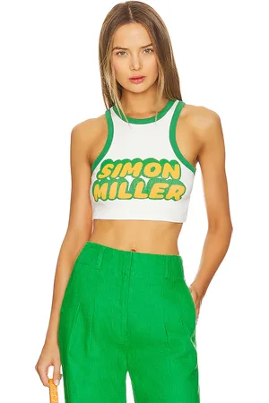 SIMON MILLER Dibby Tank in - White. Size L (also in S, XL, XS).