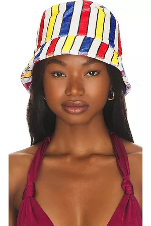 Lack of Color Mulher Chapéus - Shore Bucket Hat in - Yellow,Red,Blue. Size M/L (also in S/M).