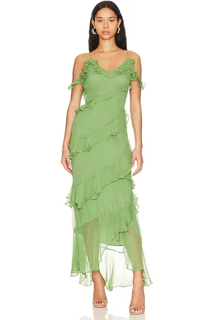 House of Harlow X REVOLVE Maxime Maxi Dress in - Green. Size M (also in S).