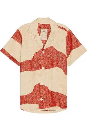 Oas Amber Dune Cuba Terry Shirt in - Red. Size M (also in S).