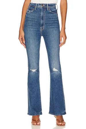 Mother The Tippy Top Cruiser Sneak in - Denim-Medium. Size 32 (also in 33, 34).