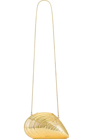 Simkhai Bridget Oyster Shell Clutch in - Metallic . Size all.
