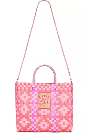 Mercedes Salazar Mulher Carteiras de mão - X Revolve Fly Me To A Star Recycled Handbag in - Pink. Size all.