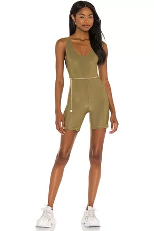 WeWoreWhat Mulher Roupa de Desporto - Scoop Romper in - Army. Size M (also in S).