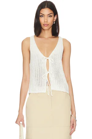 MORE TO COME Anaya Tie Front Top in - . Size L (also in M).