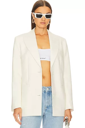 OFF-WHITE Mulher Casacos - Blend Tomboy Jacket in - Cream. Size 36 (also in 38, 40, 42).