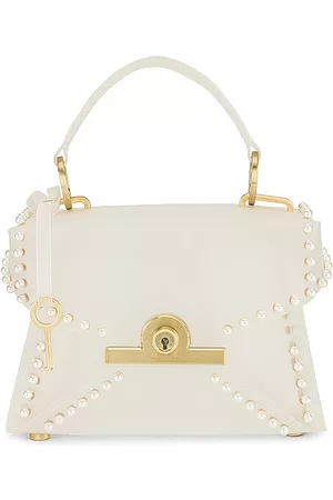 ZAC Zac Posen Mulher Carteiras de mão - Amelia Mini Satchel in - White. Size all.