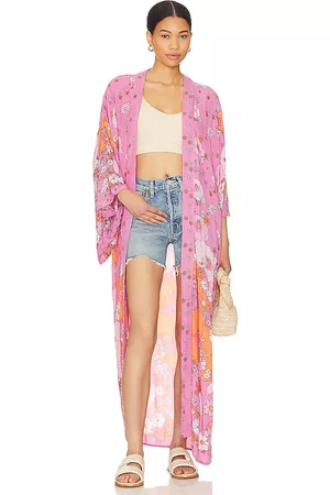 Free People Mulher Quimonos - X Intimately FP Hidden Hills Maxi Kimono in - Pink. Size all.