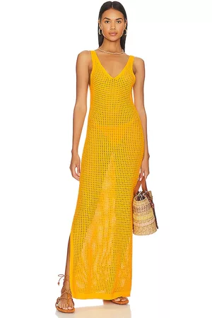 Seafolly Mulher Vestidos - Byron Dress in - Yellow. Size L (also in XS, S, M, XL).