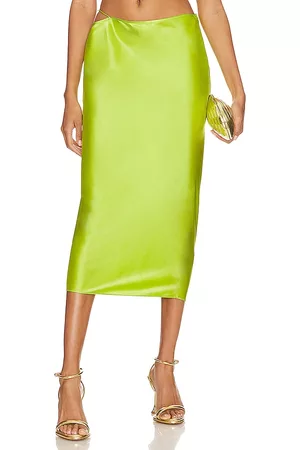 SER.O.YA Mulher Saias - Penina Skirt in - Green. Size L (also in XXS, XS, S, M, XL).