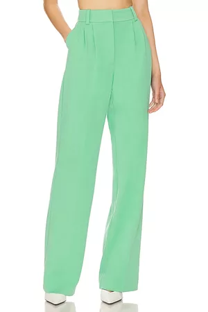 Favorite Daughter Mulher Calças - The Favorite Pant in - Green. Size 0 (also in 2, 4, 6, 8, 10, 12).