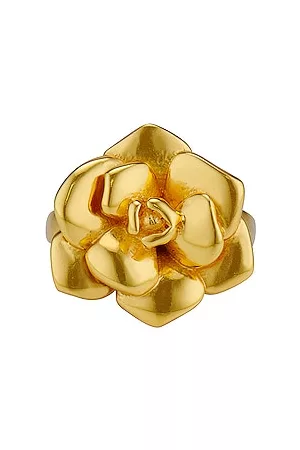 AUREUM Mulher Anéis - Roselani Ring in - Metallic Gold. Size 4 (also in 6, 5, 7, 8, 9).
