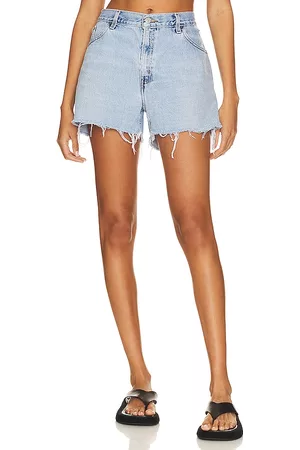aligrace Mulher Calções - Michelle Baggy Short in - Blue. Size 23 (also in 24, 25, 26, 27, 28, 29, 30, 31, 32, 33, 34, 35).