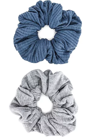 Privacy Please Mulher Chapéus - Scrunchie Pack in - Blue. Size all.