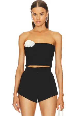 Amanda Uprichard X Revolve Mandy Rose Top in - Black. Size L (also in M).