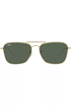 Ray-Ban Mulher Óculos de Sol - Reverse Pilot in - Metallic Gold. Size all.