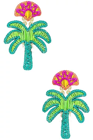 Mercedes Salazar Mulher Brincos de mola - Beach Sunset Clip On Earrings in - . Size all.