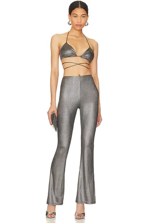 superdown Tamera Bra Pant Set in - Metallic . Size M (also in S).