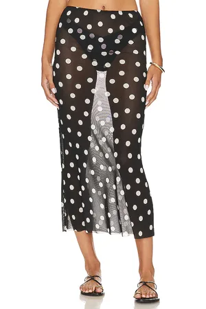 WeWoreWhat Midi Skirt in - Black. Size L (also in S).