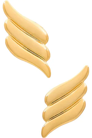 Heaven Mayhem Wing Earrings in - Metallic . Size all.
