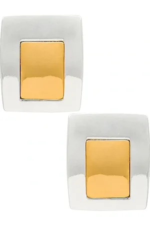 Heaven Mayhem Plate Earrings in - Metallic Silver. Size all.