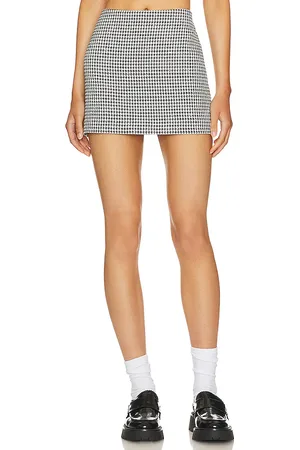 MAJORELLE Nadjha Mini Skirt in - Black. Size L (also in XL).