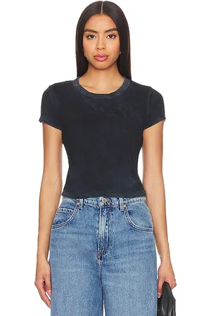 Cotton Citizen Standard Baby Tee in - Black. Size M (also in S, XS).
