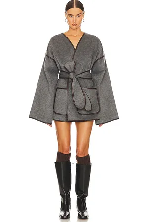 Helsa Wool Blend Blanket Coat in - . Size all.