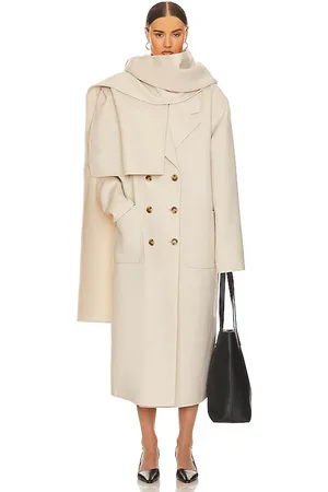 Helsa Oversized Coat With Detachable Scarf in - . Size L/XL (also in S/M).
