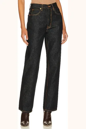 SLVRLAKE London Straight Leg in - Black. Size 24 (also in 28, 31).