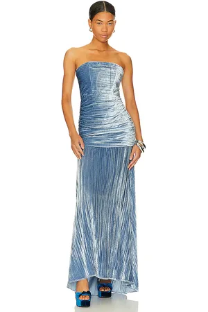 House of Harlow X REVOLVE Benicia Gown in - Blue. Size L (also in M, S, XL, XS).