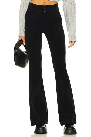 Free People X We The Free Jayde Cord Flare Pant in - Black. Size 27 (also in 28).