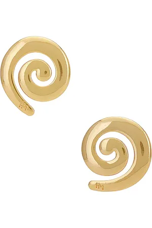 Heaven Mayhem Spiral Earrings in - Metallic . Size all.