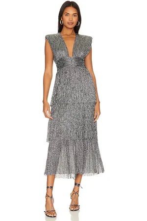 Sabina Musayev Bonita Dress in - Metallic Silver. Size S (also in XS).
