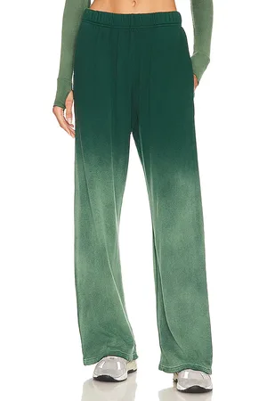 Michael Lauren Theoden Wide Leg Pant in - Green. Size L (also in M, S, XL, XS).