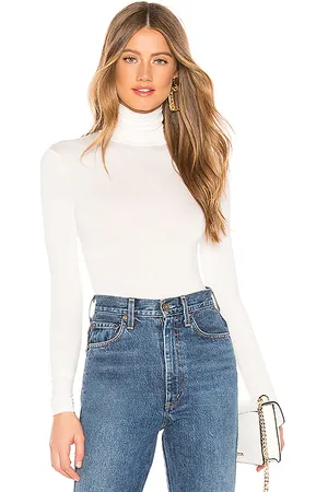 superdown Zelda Mock Neck Bodysuit in - . Size L (also in S, XL).