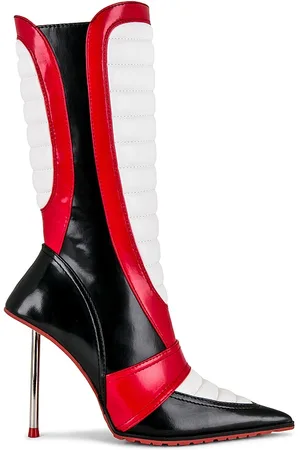 Jeffrey Campbell Motorsport Boots in - Black,Red. Size 6.5 (also in 8.5).
