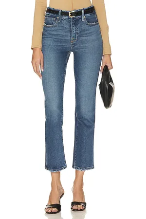 GOOD AMERICAN Good Legs Straight Jeans in - Denim-Medium. Size 2 (also in 4).