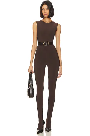 Norma Kamali Sleeveless Catsuit With Footsie in - . Size L (also in M, S).