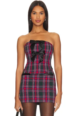 MAJORELLE Joi Bustier Top in - Fuchsia. Size S (also in XL, XS).