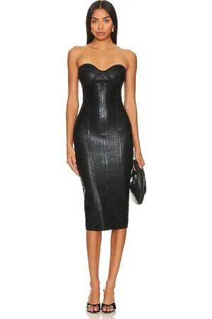 Retrofete Charlize Knit Dress in - Black. Size S (also in XS, XXS).